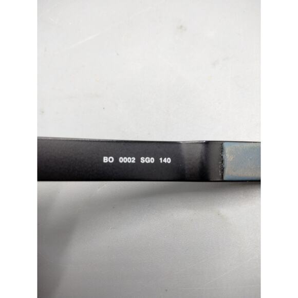 Boss Orange BO 0002 SG0 140 Eyeglasses Frame Black/Blue Square Full Rim - Picture 3 of 7